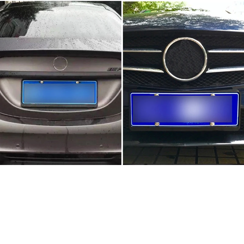 Lsrtw2017 Magnesium Alloy Car License Board Frame Trims for Mercedes Benz GLE GLS Class S W166 X166 2013-2019 | Автомобили и