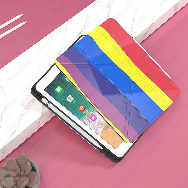 

Case For 2021 iPad 10.2 9th 8th 7th 6th 5th Generation 9.7 2018 Mini 6 2021 Smart Cover With Pencil Holder iPad 10.2 A2603 A2604