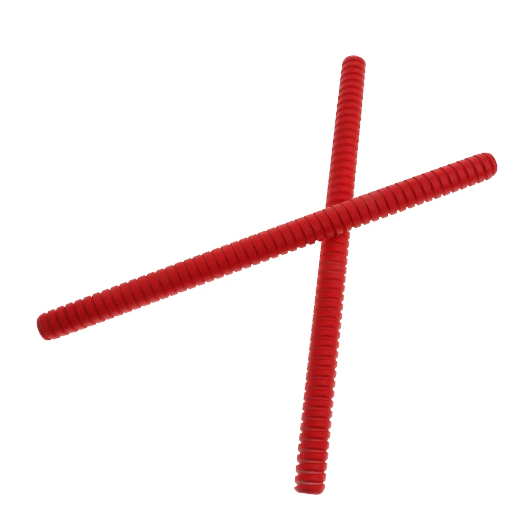 1 пара красный Барабанные палочки из дерева ОРФ музыкальный инструмент для детей