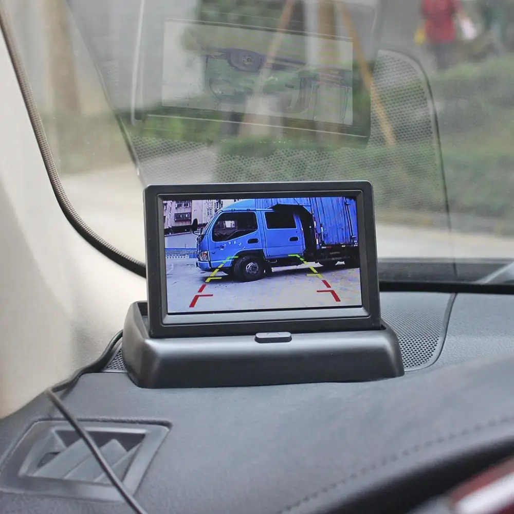 DIYKIT 4 3 "складной TFT LCD резервный фотографический автомобильный монитор для