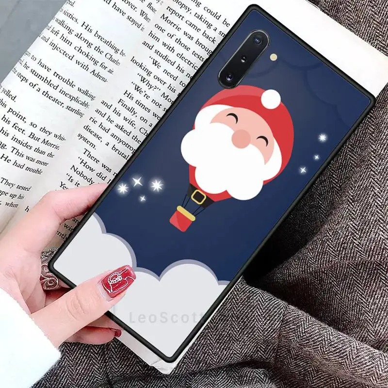 

Christmas cartoon deer christmas tree Phone Case For Samsung Galaxy S8 S9 S10 Plus S10E Note 3 4 5 6 7 8 9 10 Pro Lite cover
