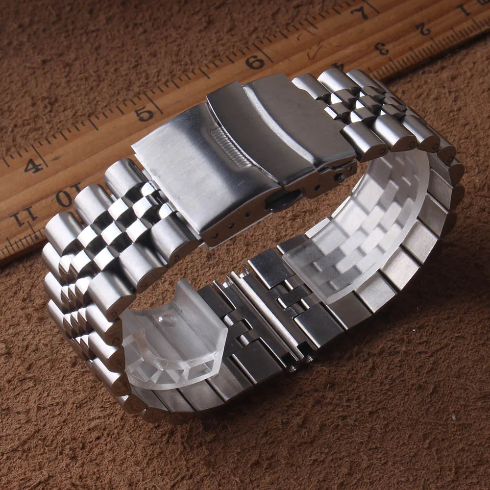 Ремешок из нержавеющей стали для мужских и женских часов безопасный браслет