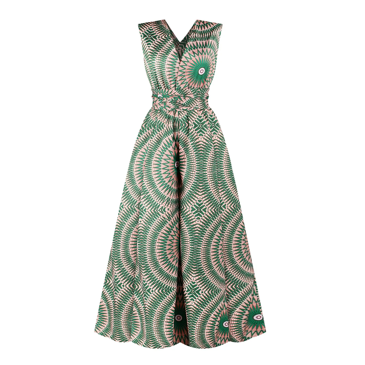 Принт Африканский комбинезон для женщин Традиционная африканская одежда Дашики