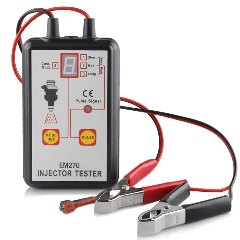 

Fuel Injector Tester EM276 Fuel System Scan Tool Injector Analyzer Car Auto Diagnostic Repair Tools With 4 Pulse Modes