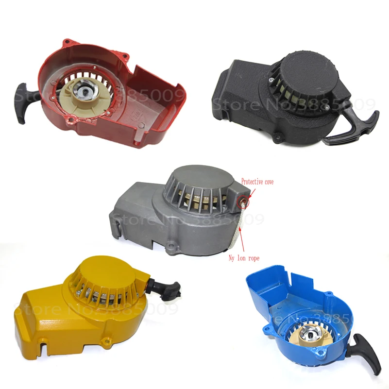 

Wholesale black Aluminum Pull Starter Start 49cc Mini Pocket Bikes ATVs Quad 49cc Mower Engines