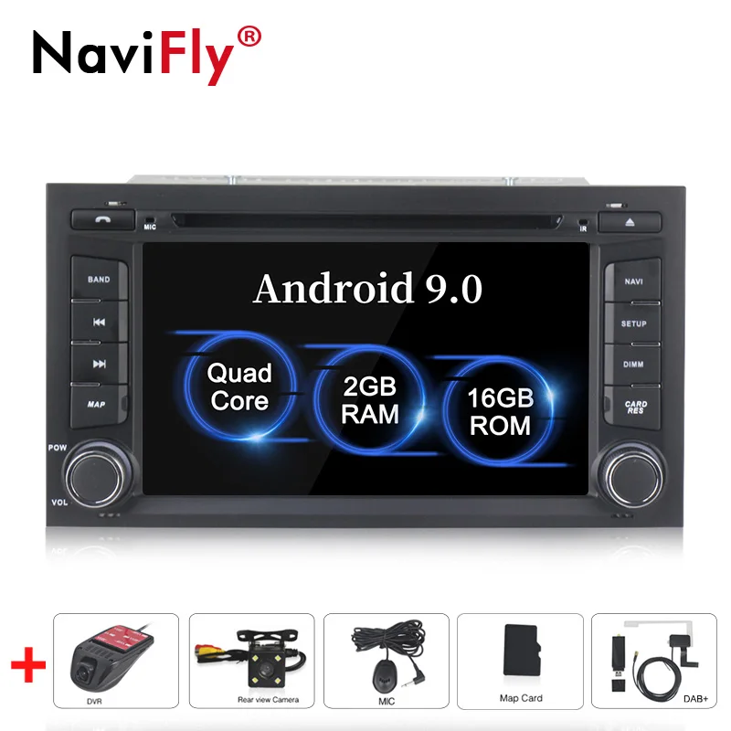 camera dvr dab Android 9,0 автомобильный gps трек мультимедийный плеер 7 ''сенсорный экран для Seat Leon 2013 Автомагнитола RDS bluetooth - Цвет: camera dvr dab
