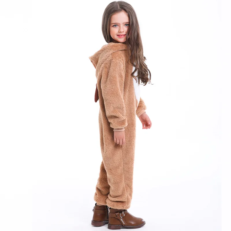 Kigurumi Рождество ЗИМА косплей родитель-ребенок дети олень лося с капюшоном