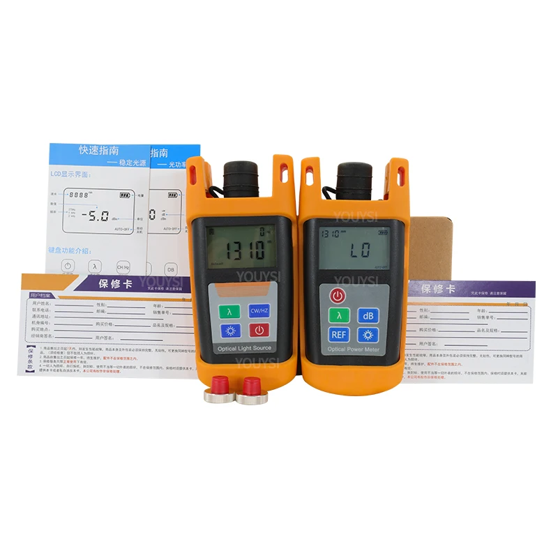 

Optical power meter and Optical Light Source Singlemode 1310/1550nm FTTH Test Tool
