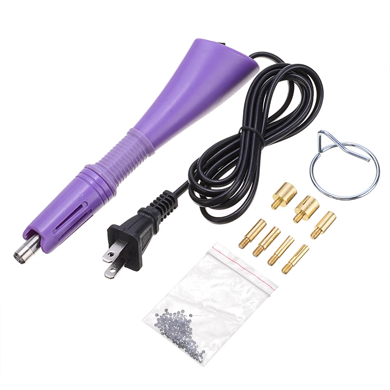 DIY устройство горячей фиксации для нанесения страз набор инструментов с 7