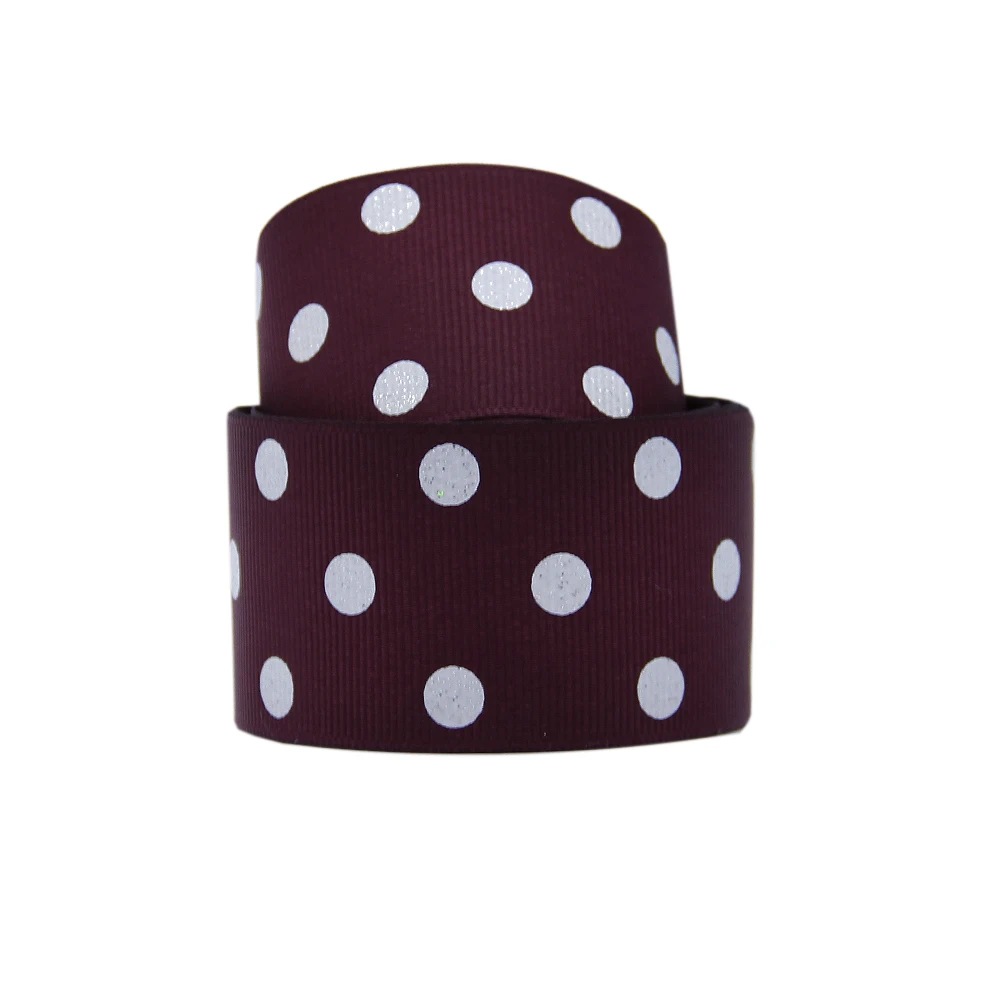 David accessories 1," 38 мм точка печатная Полиэстеровая корсажная лента 5yds, материалы для ручных поделок, Свадебная подарочная упаковка, 5Yc3334 - Цвет: 1049286056