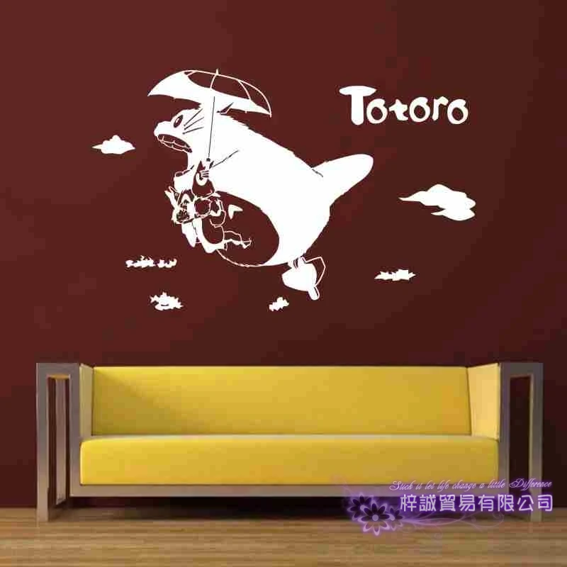 Тоторо Наклейки На Стены Виниловые Наклейка Декор Главная Декоративные