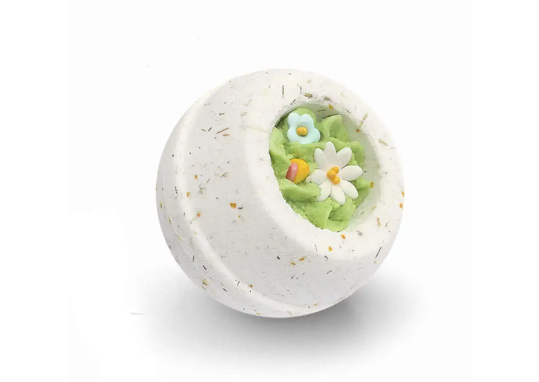 TAIGANICA Бомбочка для ванны "Травяной чай" - 2 шт. / бурлящие шары гейзер соль