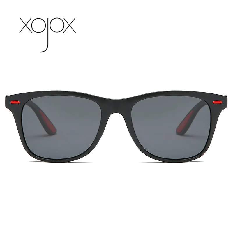 XojoX, классические модные квадратные поляризованные солнцезащитные очки для мужчин и женщин, очки для вождения, уличные очки, UV400