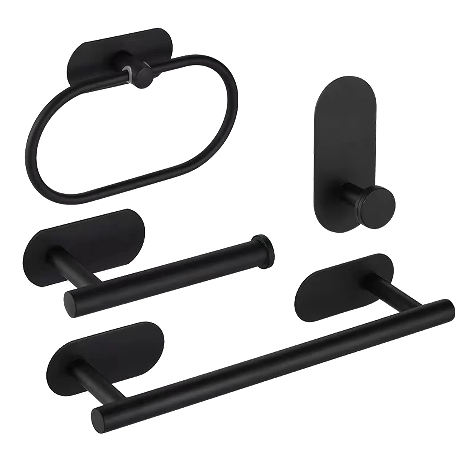 

Towel Paper Practical Storage Wall Mounted Home Hotel Toilet Bathroom Hardware Set Easy Install Adhesive Modern Stainless Steel