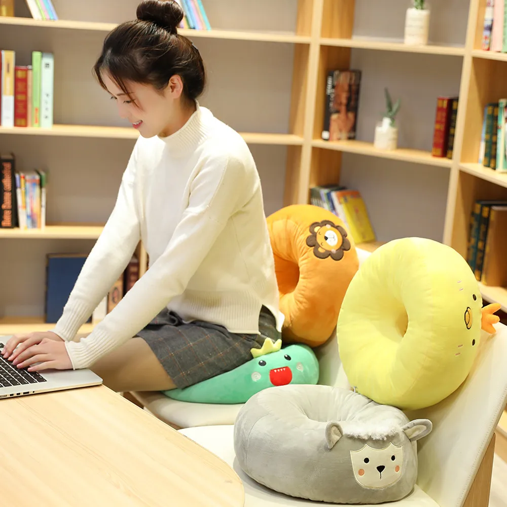 Мультяшная подушка для автомобильного сиденья спальни гостиной простой кровати