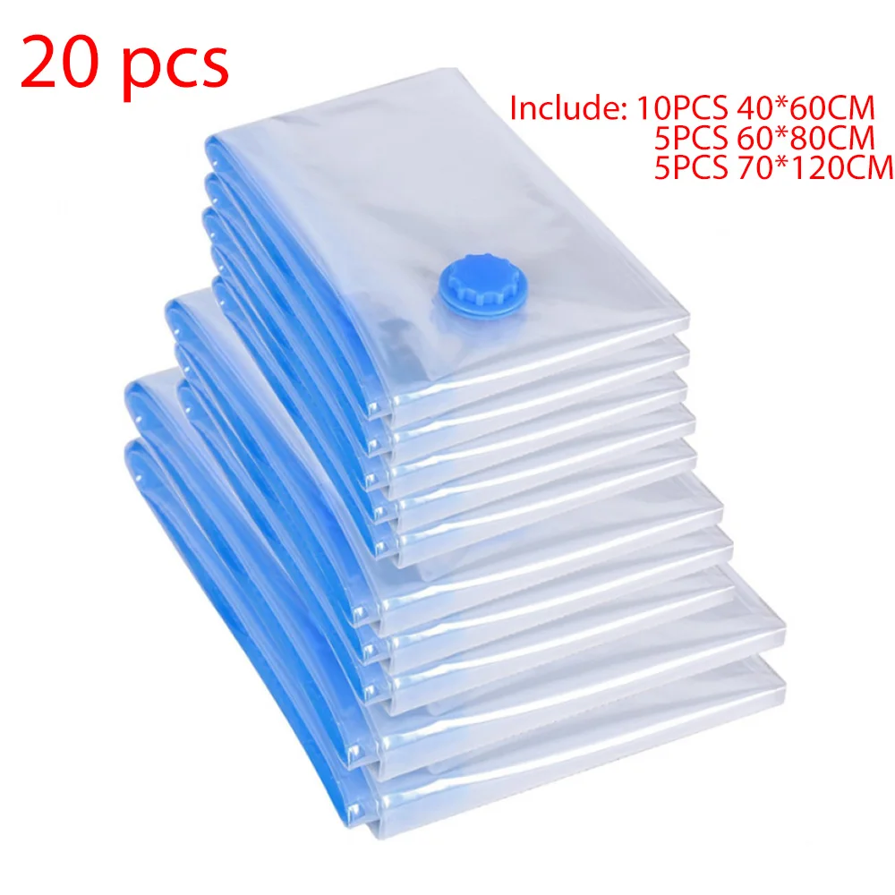 Домашний вакуумный мешок для одежды 20 шт./лот сумка хранения на молнии с клапаном