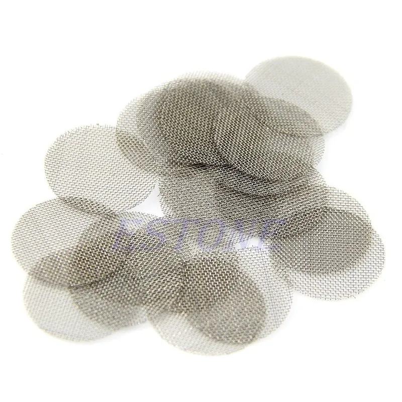 100 шт. металлические фильтры для кальяна из нержавеющей стали | Дом и сад