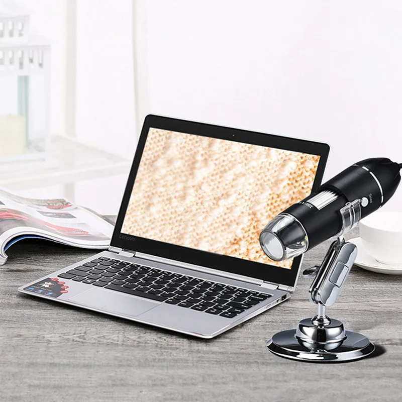 Многофункциональный цифровой микроскоп 1600X высокой четкости USB Micro Scope камера