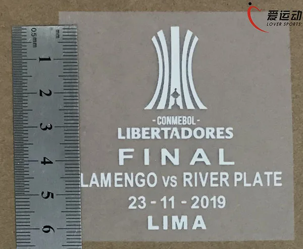 Детали финала фламенко 2019 COPA LIBERTADORES набор патчей КОНМЕБОЛ либрадорес финальная