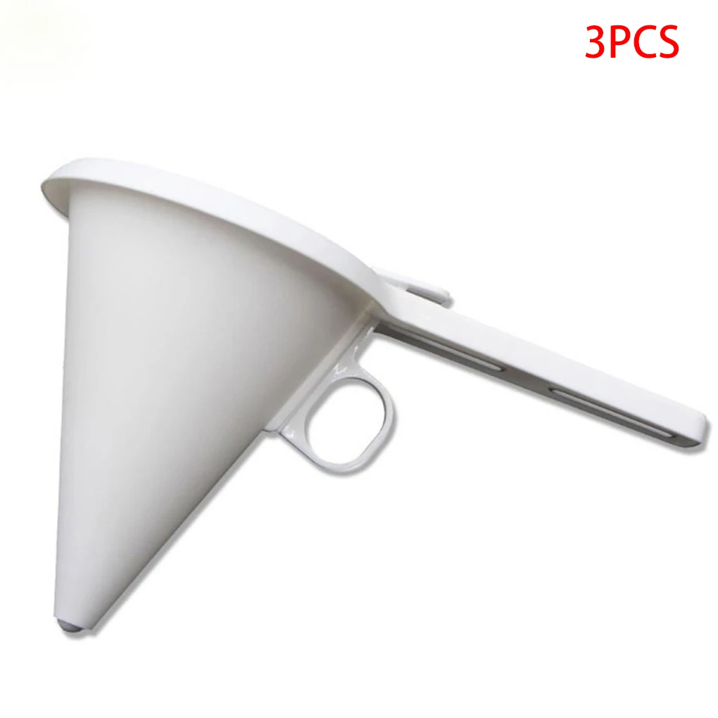 

3 PCS Buttercream Frosting Batter Funnel Handheld Cup Cake Chocolate Dispenser Baking Tool