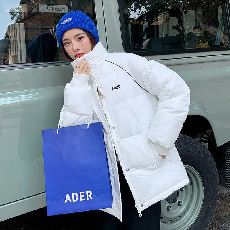 CGC 2021 Fashion Keep Warm Parkas Women Winter Jacket Thicken Cotton Padded Coat Female Loose Down Parka Women Winter Outwear