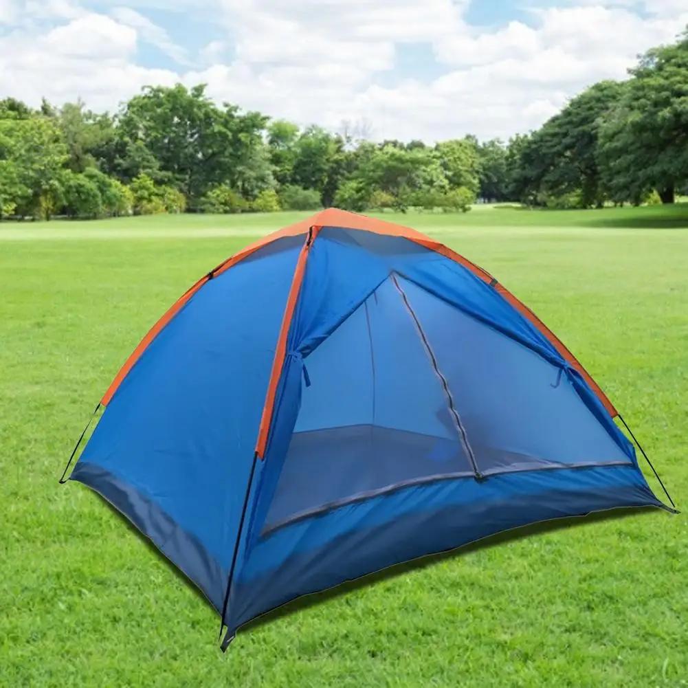 

Easy Set Up Outdoor Shelter Tent Camping Tent 3-4 Person Family Dome Tent Sun Protection Waterproof Tourist Tent For Hiking