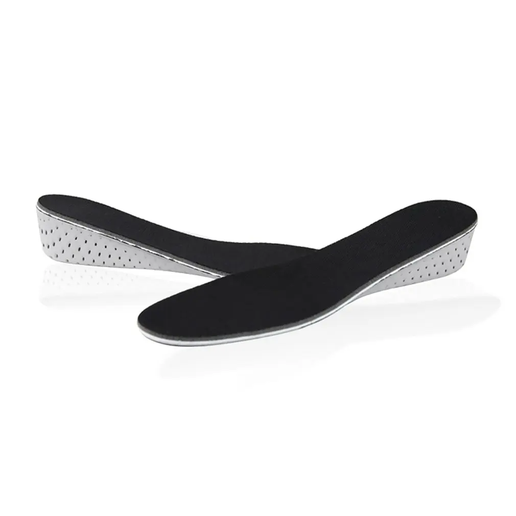 

1 Pair Secret Insole Height Increases Cutable Raised Insole Breathable Shock Absorbing Invisible Insole For Men And Women