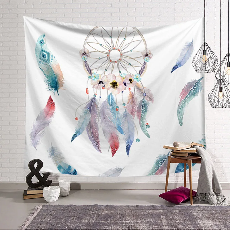 

Nordic Tapestry Decorative Cloth Wall Hanging Beach Mat Room Decoration Background