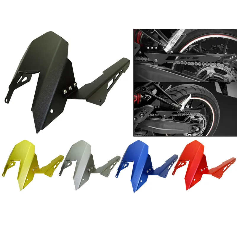 Накладка на заднее колесо для шин Hugger Fender с цепочкой защитный комплект YAMAHA MT 07 Tracer