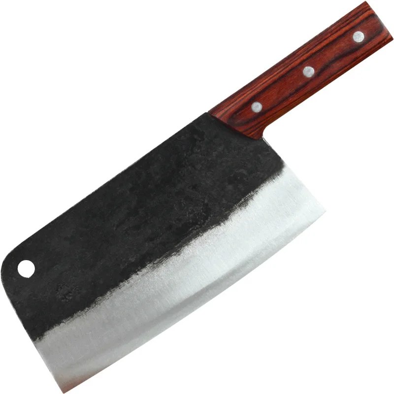 Традиционный старые черные лезвия семейный кованый железный нож ручной работы
