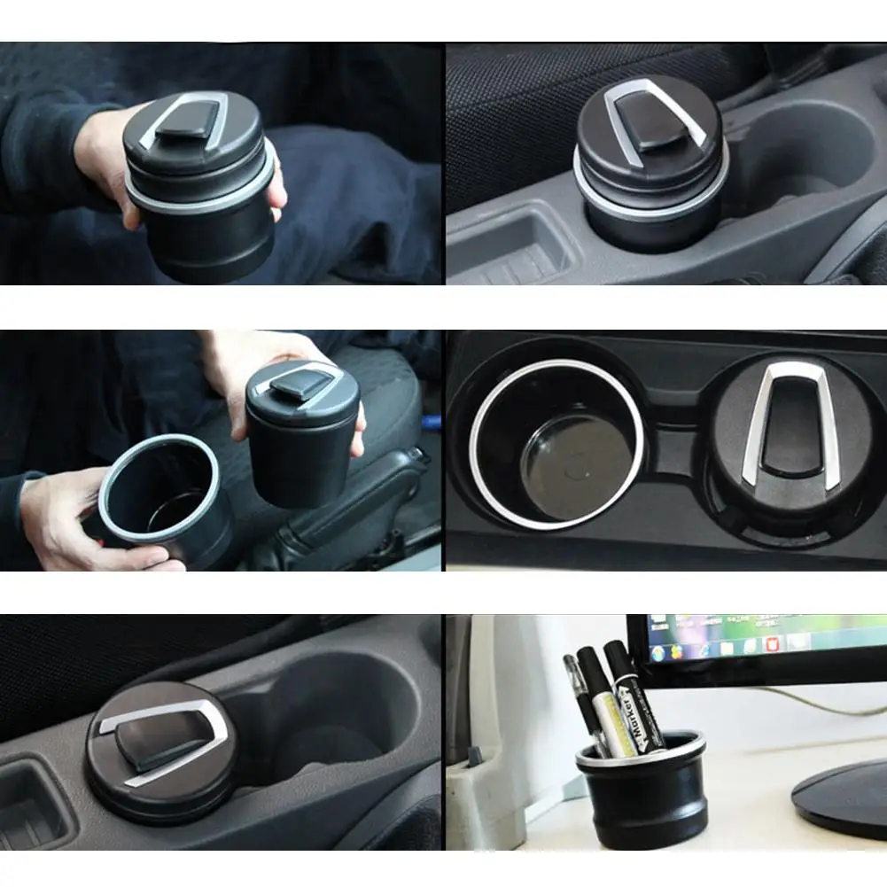 Портативная автомобильная пепельница Бездымная Пепельница держатель для