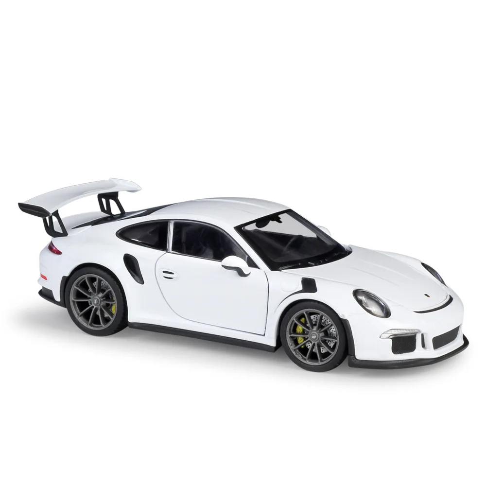 1:24 литая модель 2016 911 GT3 RS синяя Красная белая металлическая игрушка из сплава