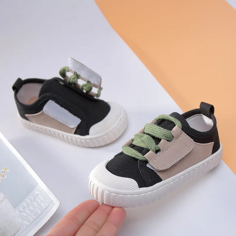 Кеды детские на плоской подошве спортивные холщовые кроссовки для начинающих