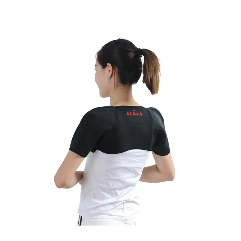 Турмалиновый самонагревающийся Массажер для поддержки плеч магнитный шейный