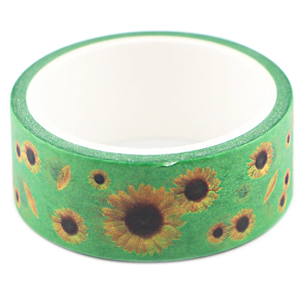

JF692 Sunflower Cartoon Decoration Tape Paper Washi Masking Tape Creative Scrapbooking Stationery School Supplies