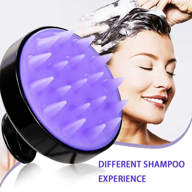 

Silicone Scalp Care Brush Bath & Shower Hair Scalp Massager Hair Scalp Massager Shampoo Brush With Soft Silicone Head Massager