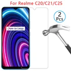 Чехол для realme c25 c25s c25y c21 c21y c20 c20a, защита экрана, закаленное стекло на realmec25 c 25 25c coque realmi reame
