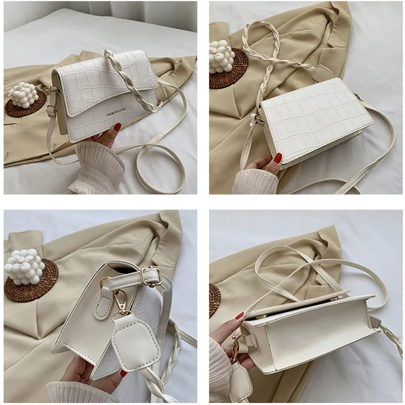 

Stone Texture Luxury Brand Bag Ladies Bag 2020 New Designer Bag Ladies Fashion Handbag PU Leather Messenger Bag Free Shipping