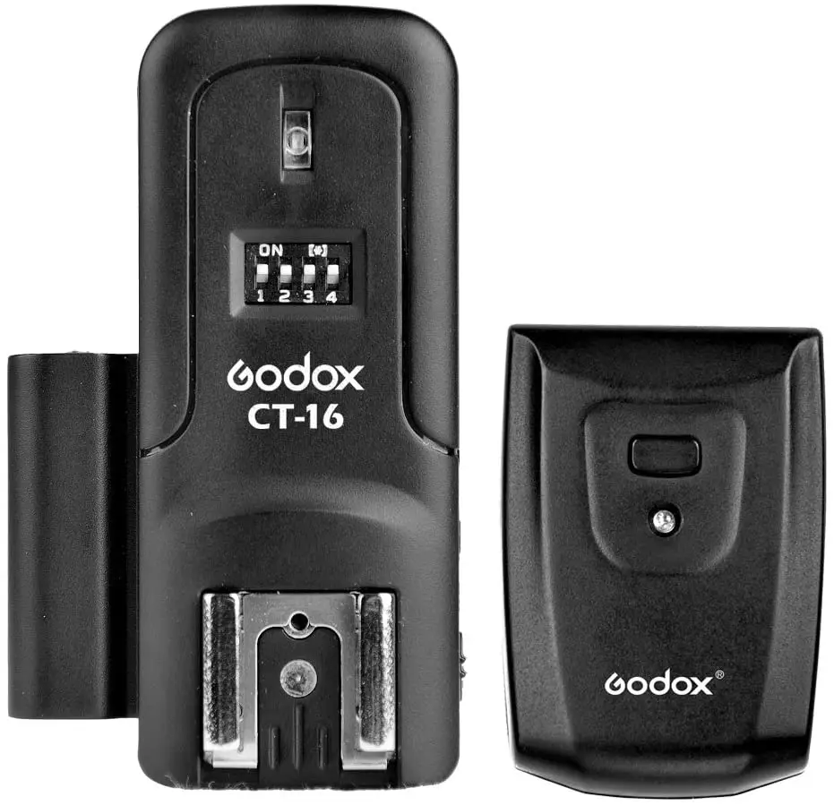 

Godox CT-16 16 Channels Wireless Radio Flash Trigger for Canon Nikon Pentax DSLR Camera Studio Flash (Transmitter + Receiver)