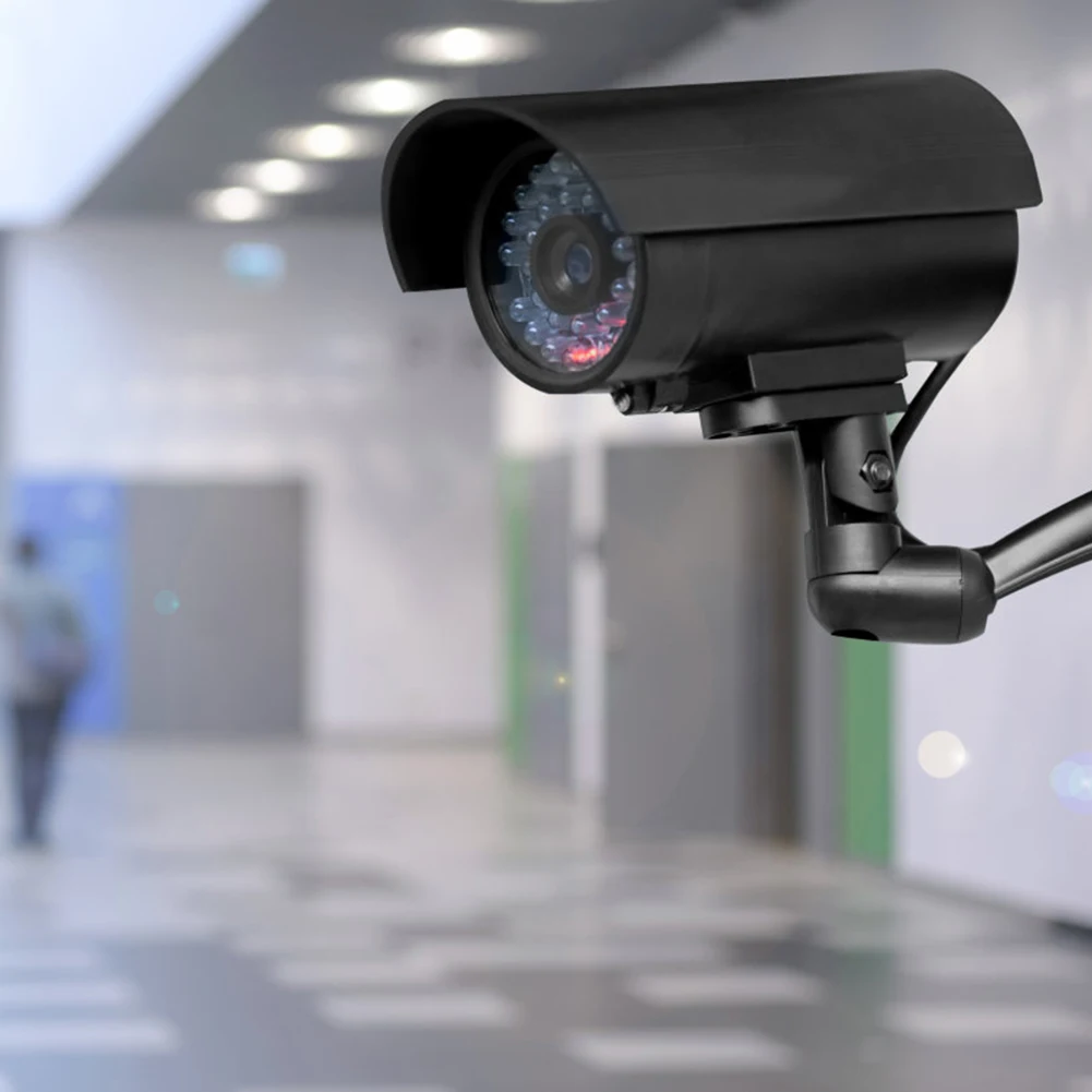 Поддельная камера-пустышка мигающая красная светодиодный ная имитационная