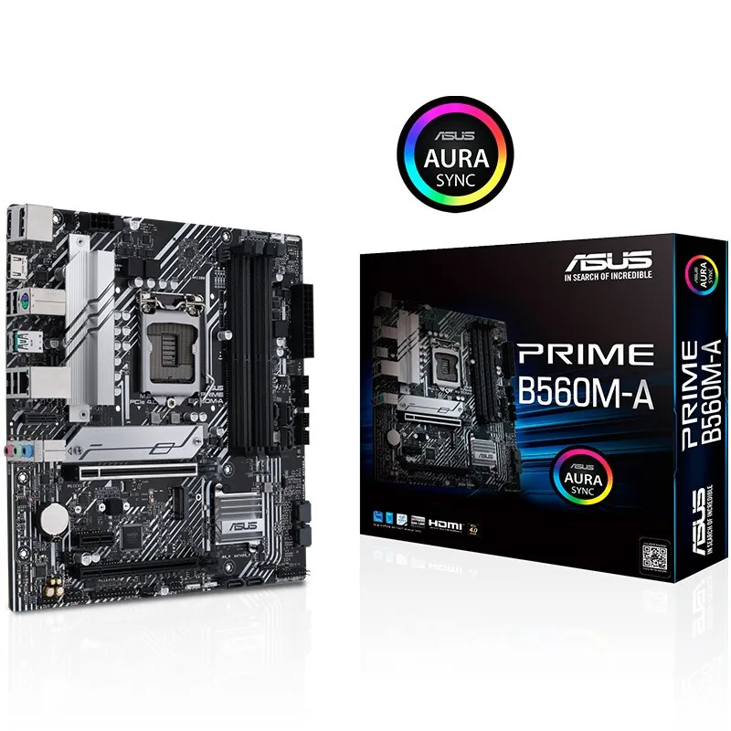 Verkaufen Marke Neue ASUS PRIME B560M-A MATX Motherboard PCIe 4,0 Dual M.2 Unterstützung CPU 11600KF/11400F/10600KF/10400F (Intel B560/LGA 1200)