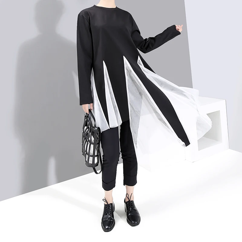 Новинка 2019 корейский стиль женское асимметричное платье хитового цвета с