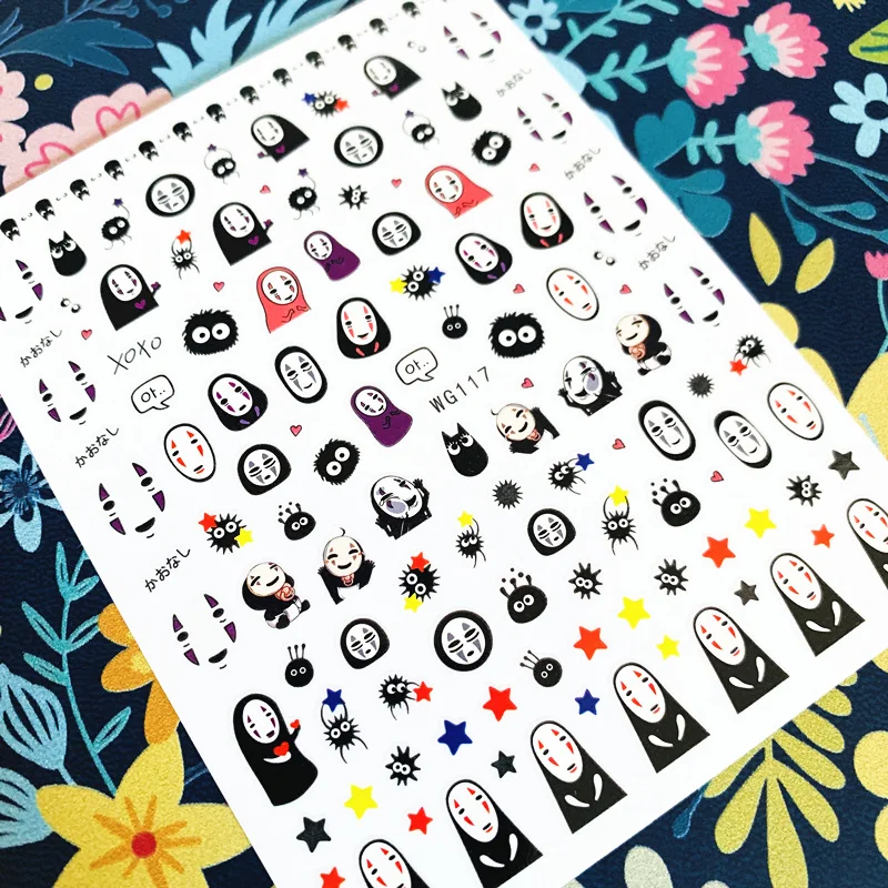 Newest TSC-182 Anime in Japan sereis 3d nail art sticker decal stamping export japan designs rhinestones decorations | Красота и