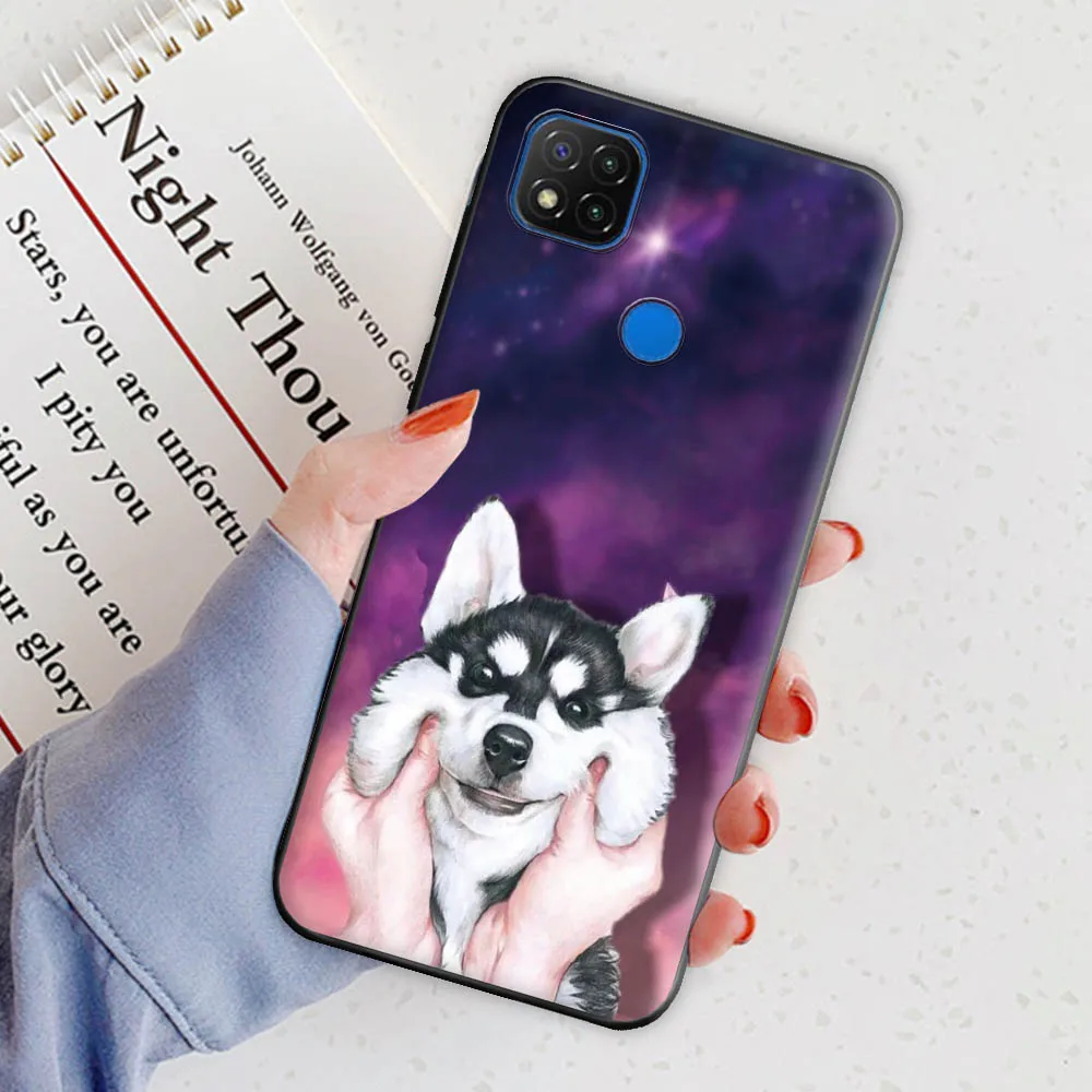 Чехол для Redmi 9C NFC чехол силиконовая задняя крышка телефона Xiaomi милый модный