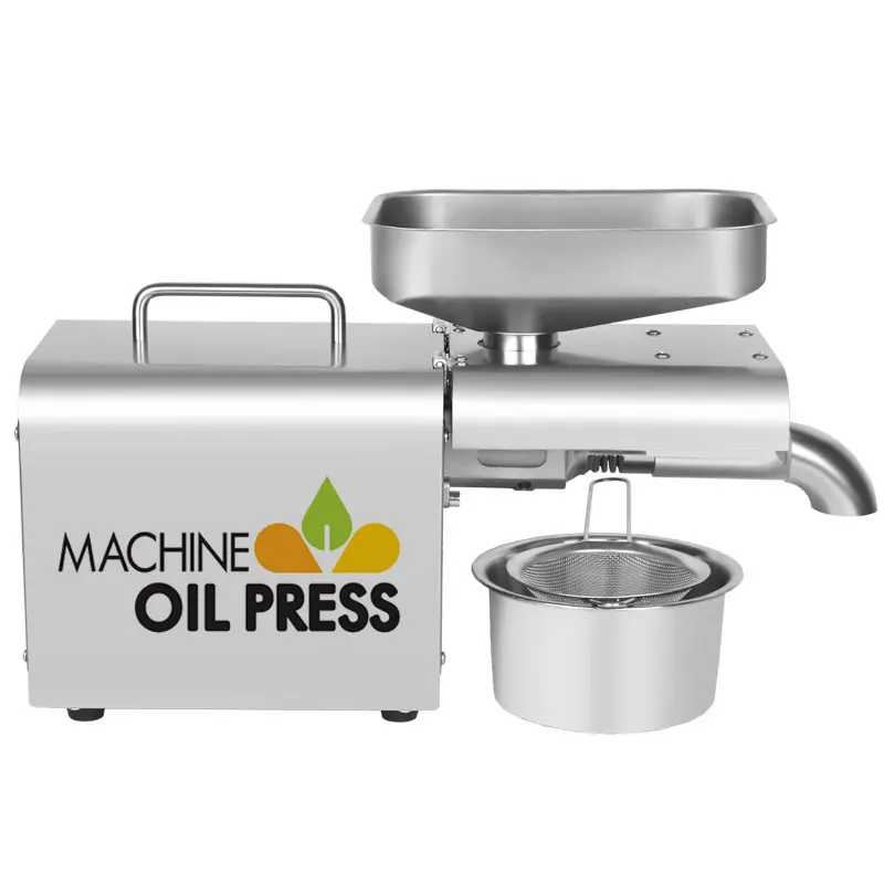 

Automatic intelligent Stainless steel cold oil press machine,home oil presser, flaxseed olive oil extractor