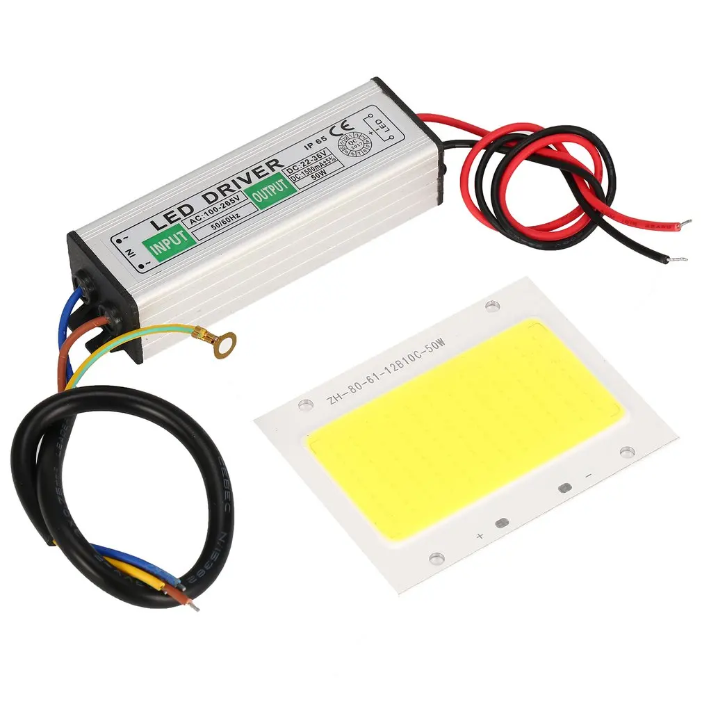 ICOCO 50 Вт светодиодные чипы шарик с светодиодным драйвером трансформаторы