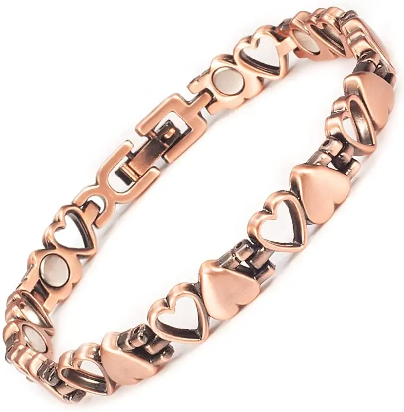 

Therapy Copper Plating Magnetic Bracelets for Women Pain Relief for Arthritis Support Health Anti Fatigue for Men Women