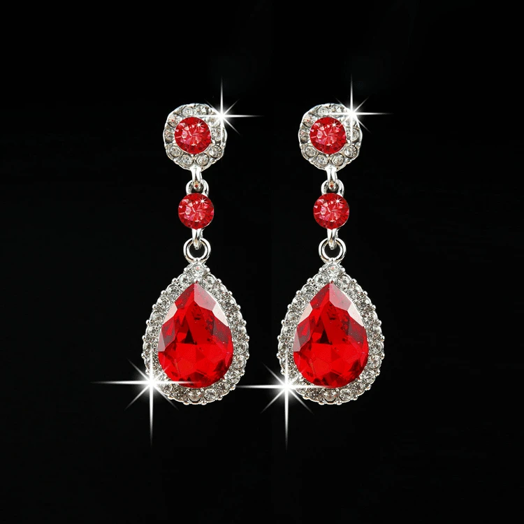 Женские серьги со стразами круглые для свадьбы 2017 | Украшения и аксессуары