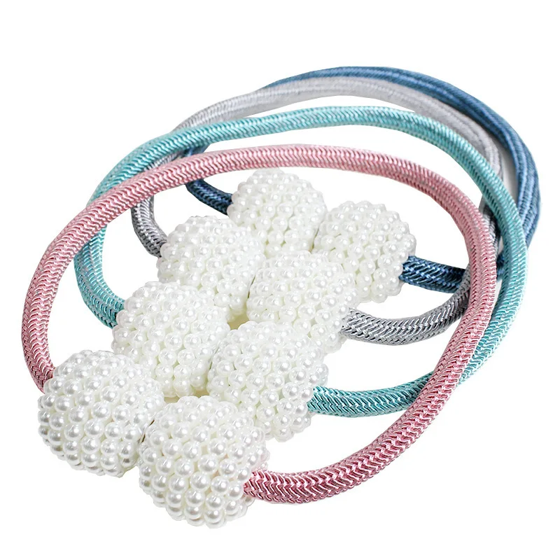 Простые Магнитные Крючки для занавесок занавеса Pearl Магнитный Туфли с ремешком и