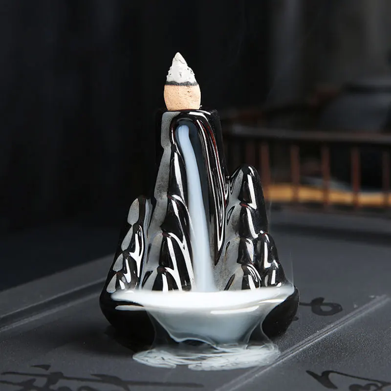 Ceramic Smoke Backflow Incense Burners Tower Incense Censer Base Creative Decoration Aromatherapy Supplies Home Decor jj0101 - Цвет: censer6